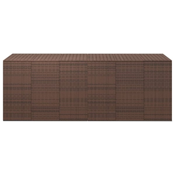 vidaXL Dynbox PE-rotting 291x100,5x104 cm brun Brun