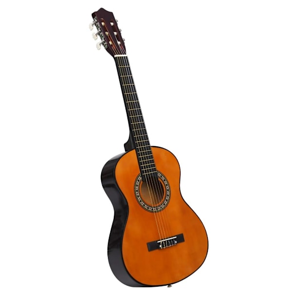 vidaXL Gitarr för barn 8 delar klassisk 1/2 34" Brun