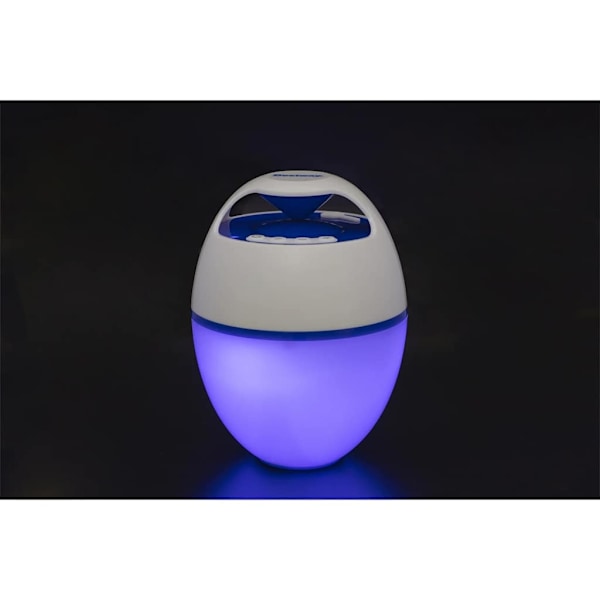 Bestway Flytande Bluetooth-högtalare med LED Vit