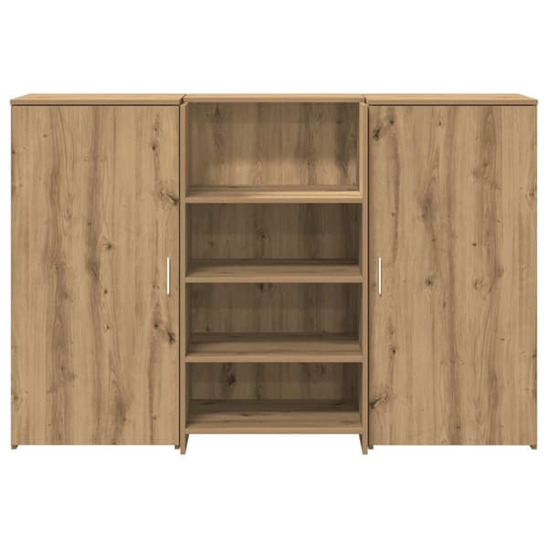 vidaXL Receptionsdisk artisan ek 155x50x103,5 cm konstruerat trä Brun