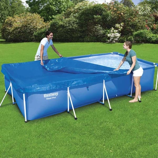Bestway Poolöverdrag Flowclear 400x211 cm Blå