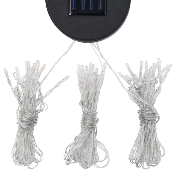 vidaXL Paviljong dubbla tak och ljusslinga LED 3x3x2,7 m taupe Taupe