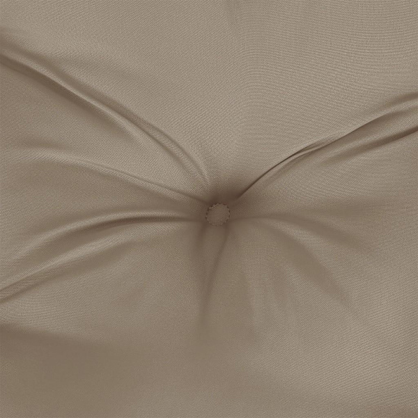 vidaXL Palldynor 2 st taupe tyg Taupe