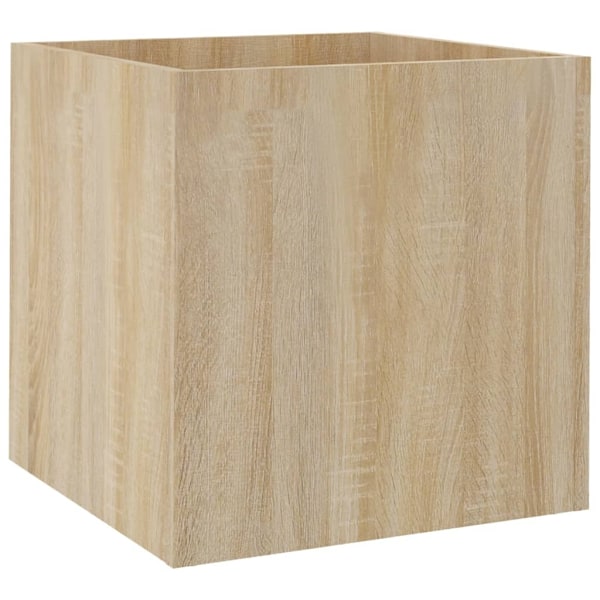 vidaXL Hallmöbler set sonoma-ek konstruerat trä Beige