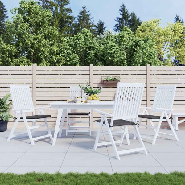 vidaXL Stolsdynor 4 st antracit 50x50x4 cm oxfordtyg Antracit