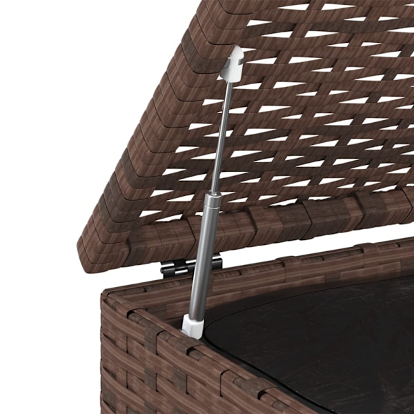 vidaXL Dynbox PE-rotting 100x97,5x104 cm brun Brun