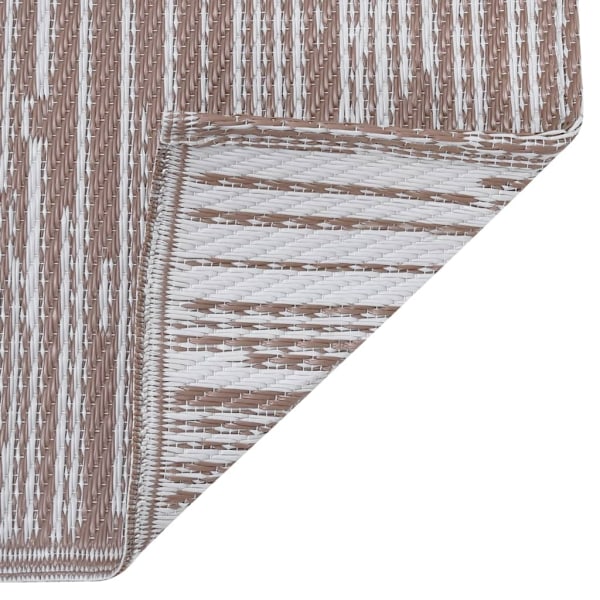 vidaXL Utomhusmatta ARAKIL brun 160x230 cm PP Brun