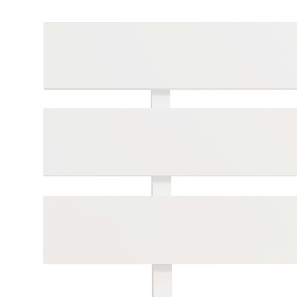 vidaXL Sängram vit massiv furu 160x200 cm Vit