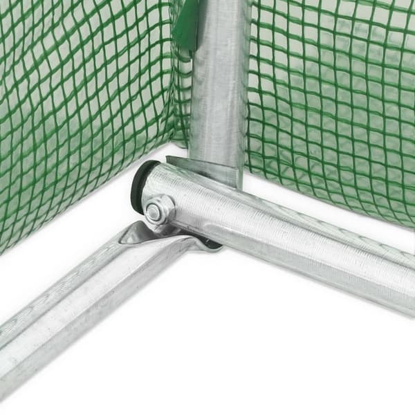 vidaXL Växthus 4 m² 2x2x2 m Grön