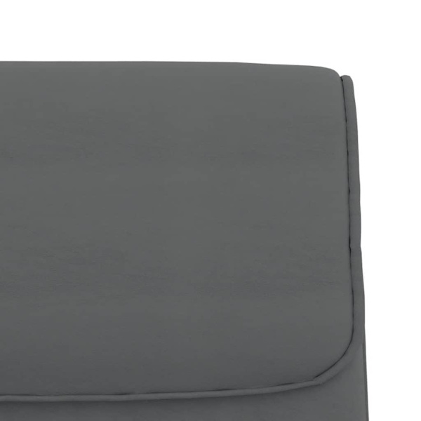 vidaXL Bänk grå 100x64x80 cm konstläder Grå