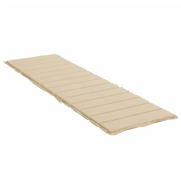 vidaXL Solsängsdynor Oxford tyg (100% polyester) Beige Beige