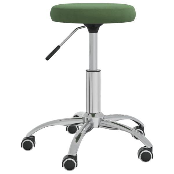 vidaXL Massagepall mörkgrön sammet Grön