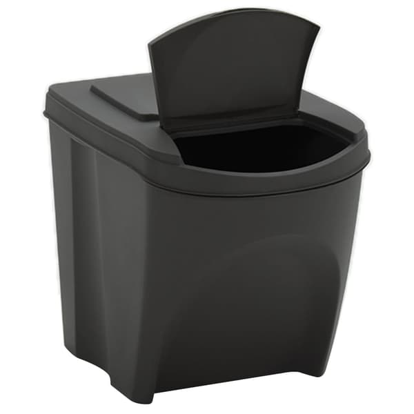 vidaXL Stapelbara soptunnor 4 st grå 100 L polypropen Grå