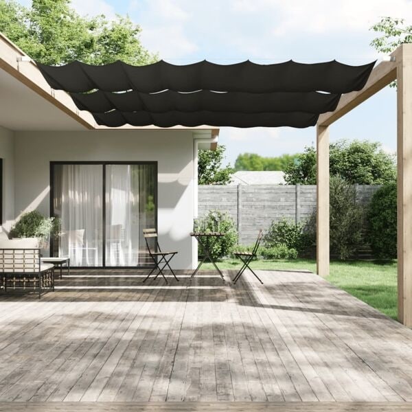 vidaXL Markis vertikal antracit 180x800 cm oxfordtyg Antracit