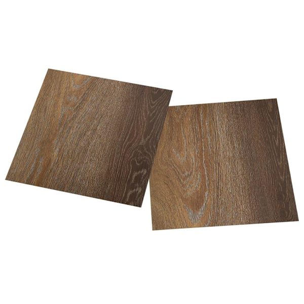 vidaXL Självhäftande golvplankor 55 st PVC 5,11 m² brun Brun