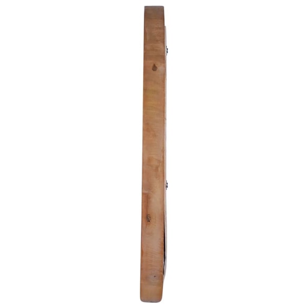 vidaXL Väggspegel rund 40 cm teak Brun
