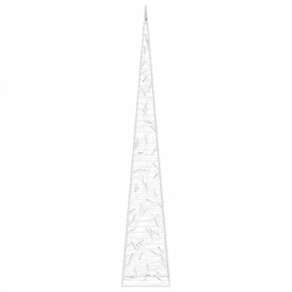 vidaXL Ljuskon LED akryl flerfärgad 120 cm Silver