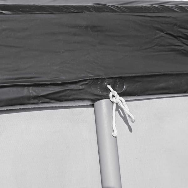 Bestway Poolöverdrag Flowclear 269x179 cm Antracit