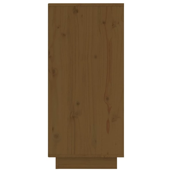 vidaXL Skänkar 2 st honungsbrun 31,5x34x75 cm massiv furu Brun