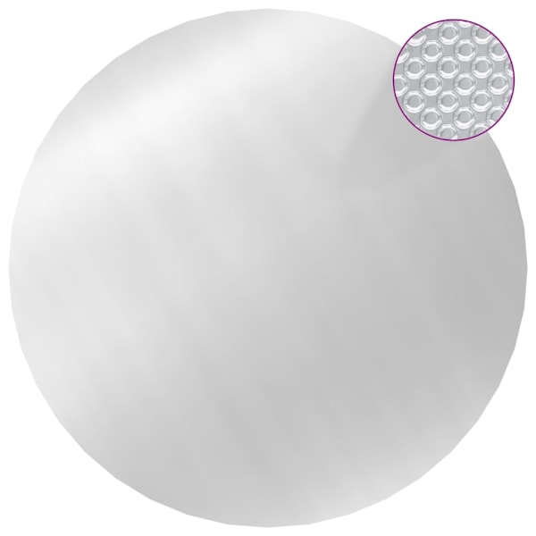 vidaXL Poolskydd silver 488 cm PE Silver