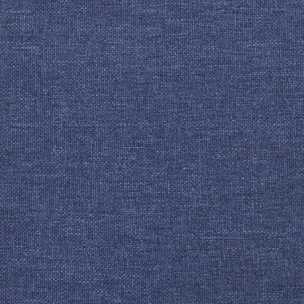 vidaXL Sängram med huvudgavel blå 160x200 cm tyg Blå