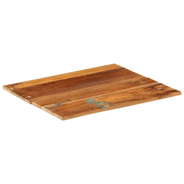 vidaXL Rektangulär bordsskiva 60x70 cm 15-16 mm massivt återvunnet trä multifärg