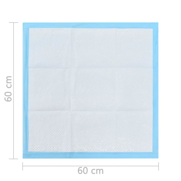 vidaXL Träningsdynor för husdjur 400 st 60x60 cm ovävt tyg