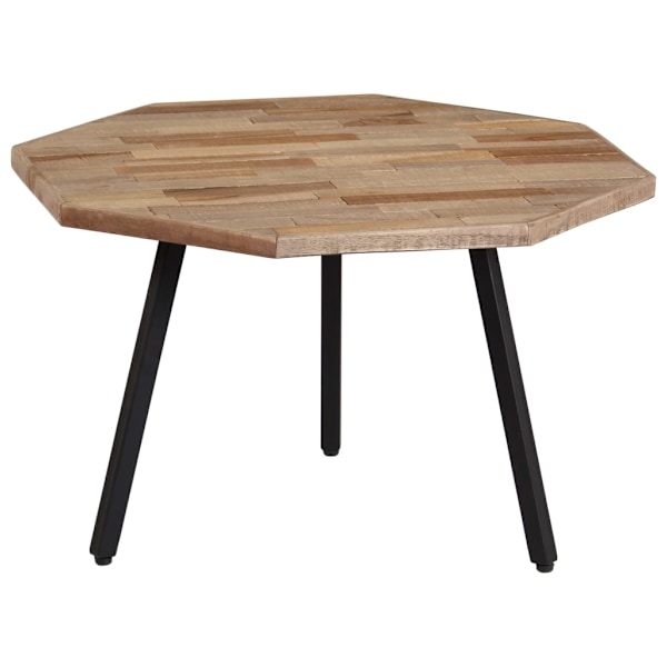 vidaXL Soffbord 2 st hexagonala återvunnen teak Brun