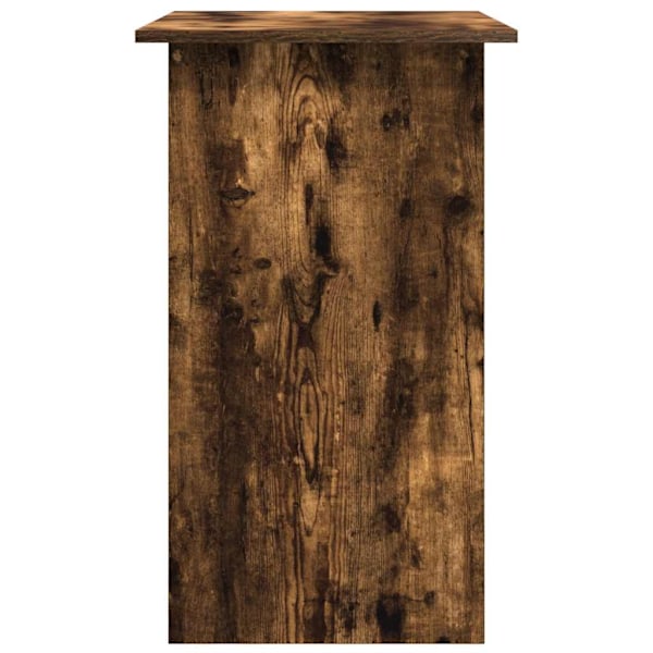 vidaXL Skrivbord rökfärgad ek 80x45x74 cm konstruerat trä Brun