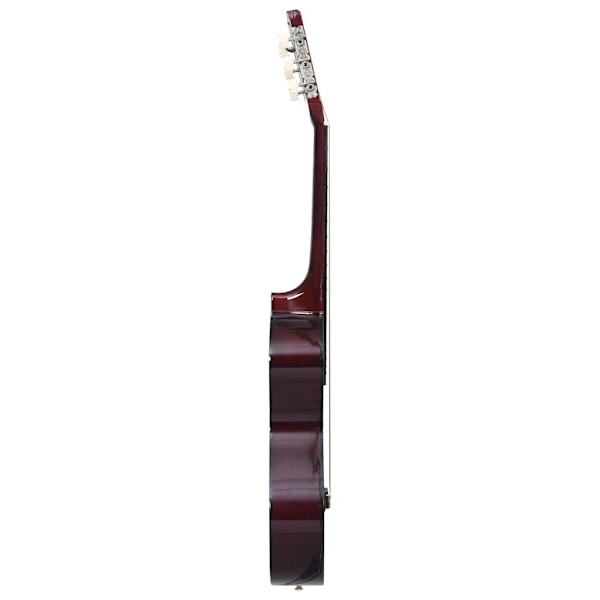 vidaXL Klassiskt gitarrset 12 delar klassisk 4/4 39" Brun