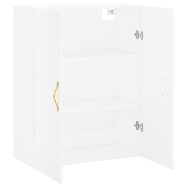 vidaXL Väggskåp vit 69,5x34x90 cm Vit
