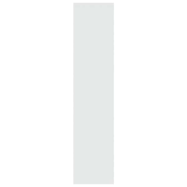 vidaXL Bokhylla/Rumsavdelare högglans vit 100x30x135 cm Vit