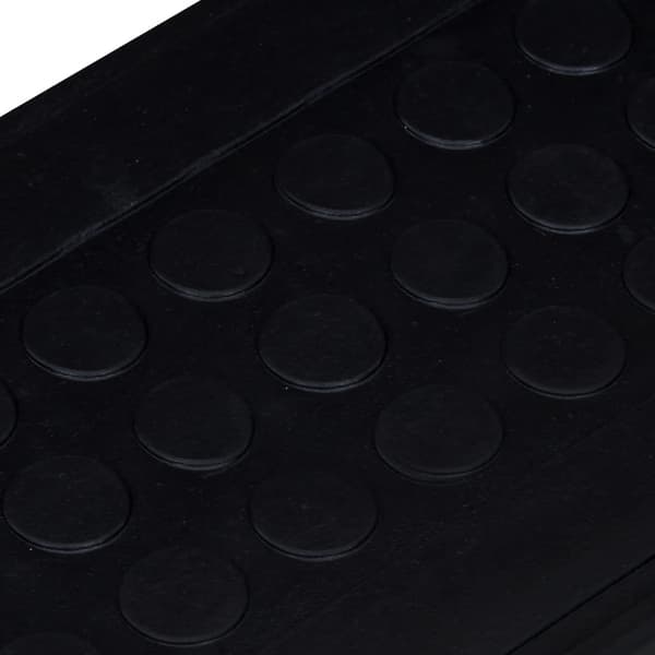 vidaXL Trappstegsmattor 10 st 25x75 cm gummi art