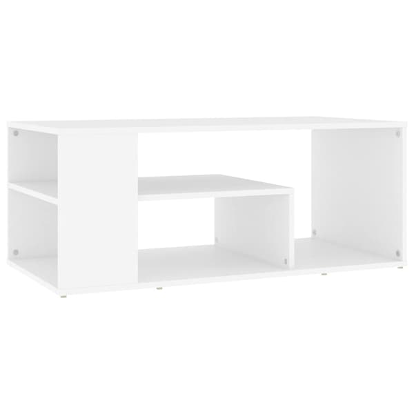 vidaXL Soffbord vit 100x50x40 cm konstruerat trä Vit