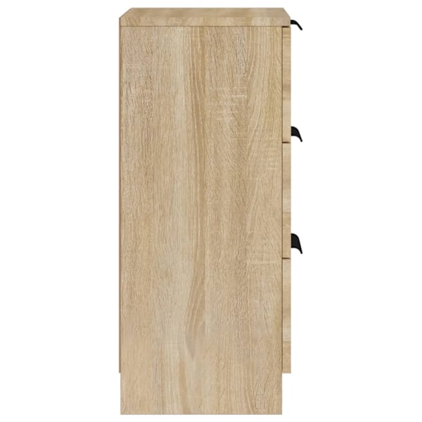 vidaXL Skänkar 2 st sonoma-ek 30x30x70 cm konstruerat trä Brun