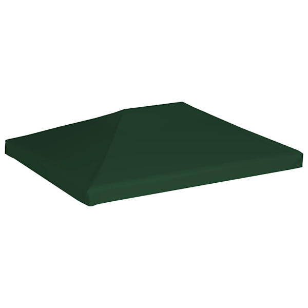 vidaXL Paviljongtak 310 g/m² 4x3 m grön Grön