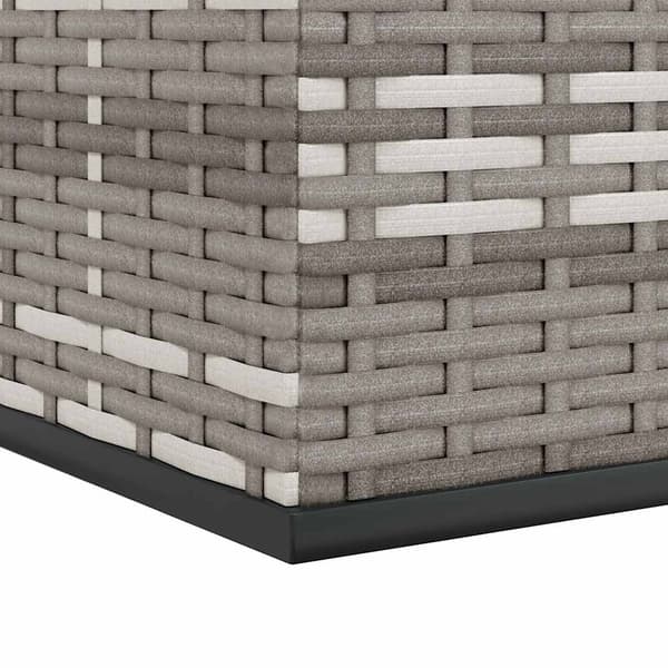 vidaXL Dynbox PE-rotting 291x100,5x104 cm grå grå