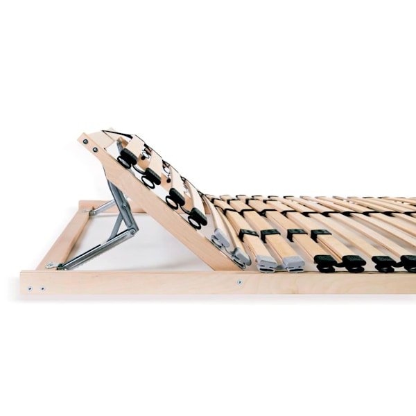 vidaXL Ribbotten med 28 ribbor 2 st 7 zoner 70x200 cm Brun