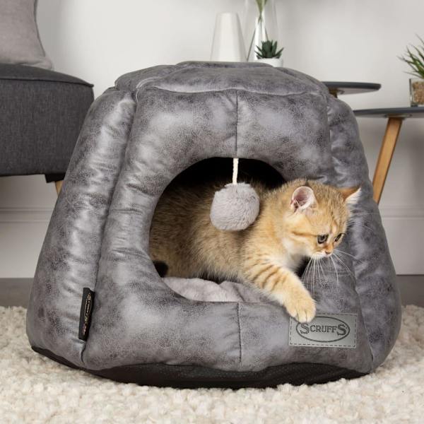 Scruffs & Tramps Kattbädd Knightsbridge 48x38 cm grå grå