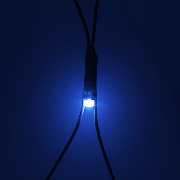 vidaXL Ljusnät blå 3x3 m 306 LED inne/ute Blå