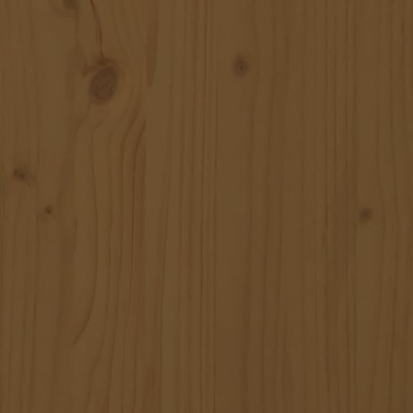 vidaXL Skänk honungsbrun 100x40x75 cm massiv furu Brun