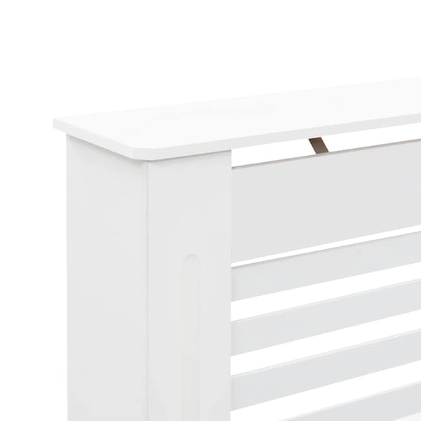 vidaXL Elementskydd vit 112x19x81,5 cm MDF Vit