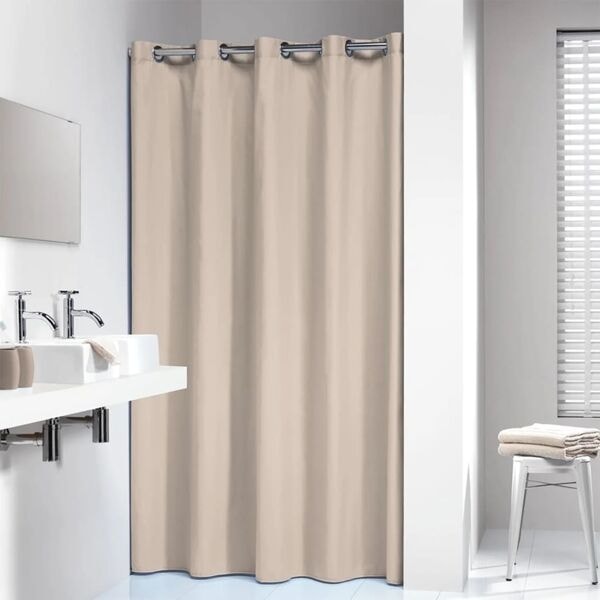 Sealskin Duschdraperi Coloris 180x200 cm beige Creme