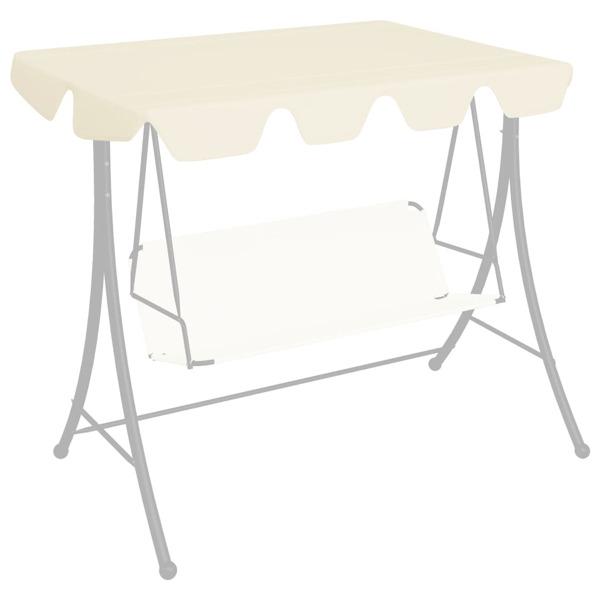 vidaXL Reservtak för hammock gräddvit 150/130x105/70 cm Creme