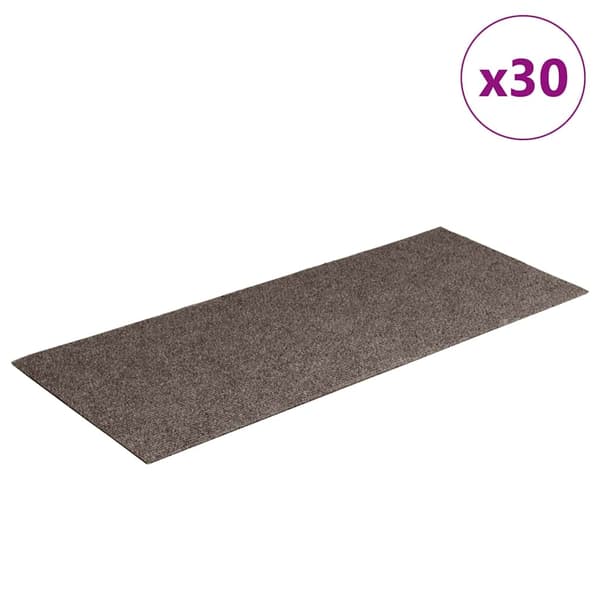 vidaXL Trappmattor självhäftande 30 st 60x25 cm beige rektangulära Beige