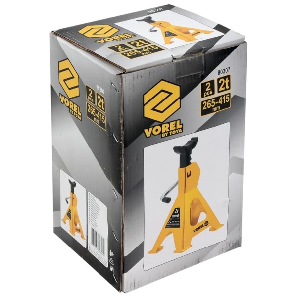 VOREL Pallbockar 2 ton 2 st 80307