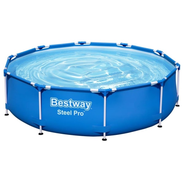 Bestway Pool med stålram Steel Pro 305x76 cm Blå