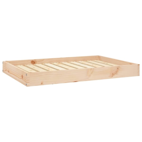 vidaXL Hundbädd 91,5x64x9 cm massiv furu Brun