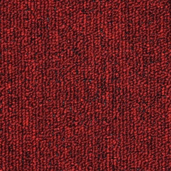 vidaXL 15 st Trappstegsmattor vinröd 56x17x3 cm Röd