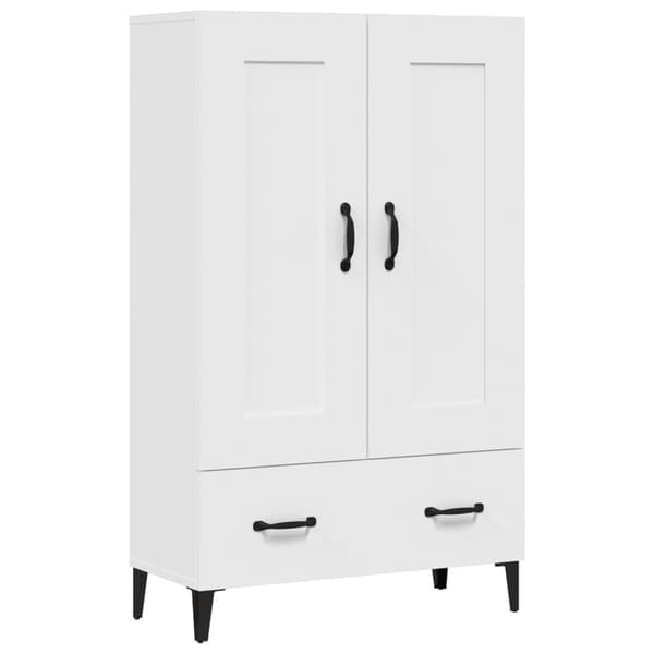 vidaXL Skänk vit 70x31x115 cm konstruerat trä Vit